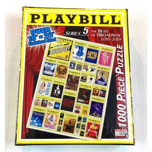Puzzle Playbill Endless Games 1000 Pieces New in Sealed Pkg